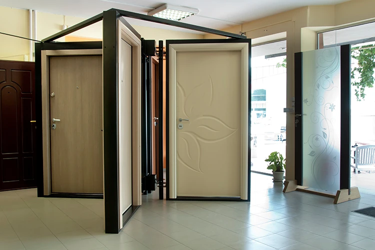 Espositore di porte per negozio di Modena